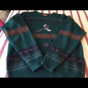 Men’s Green Bird Sweater.